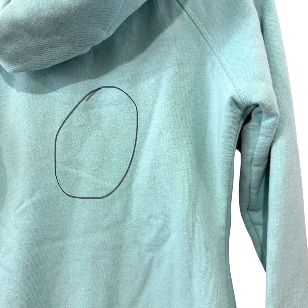 Bundle of 2 Gymshark XS Gray Light Blue Logo Hoodie Fleece Pullover Sweatshirt - Picture 9 of 12